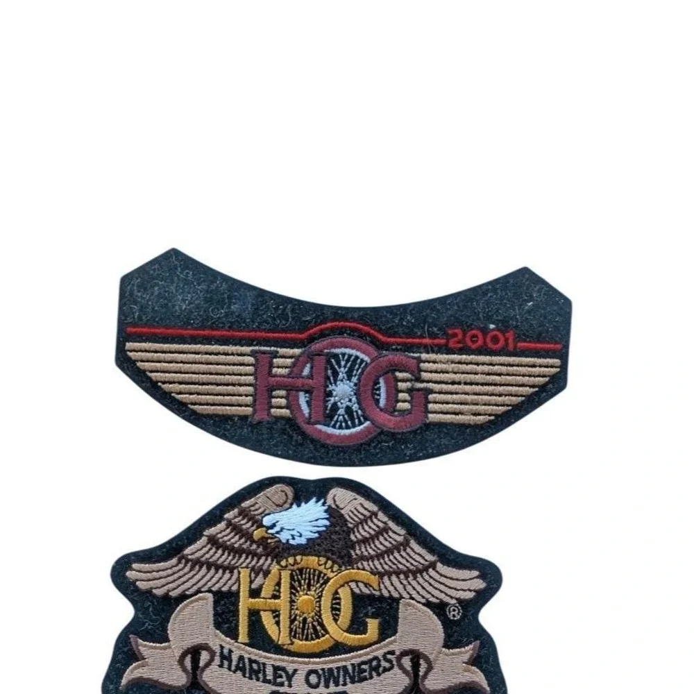 5 Lot Harley Davidson Owners Group Patches 2001 HOG Ladies Frederick MD Chambers